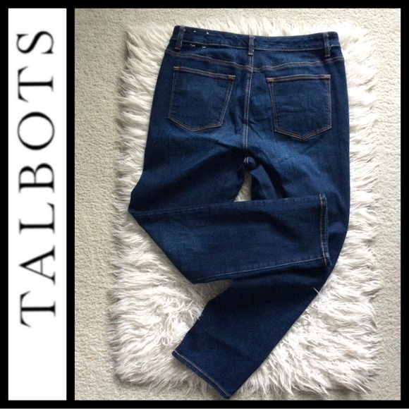 NWOT Talbots Petite Straight Leg Jeans - Picture 8 of 12
